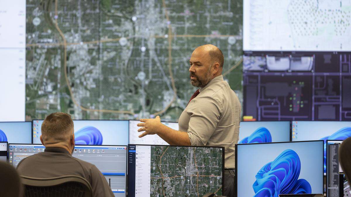 The Wichita Police Department debuted the new Real Time Information Center on Friday at City Hall. The facility uses a variety of technology in a central hub to help law enforcement monitor crime around the city.