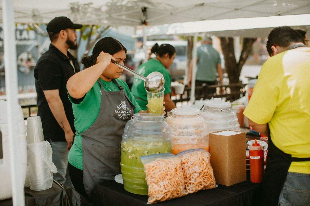 Saturdays’ free Vamos Nomar Fiesta will fill Nomar Plaza and 21st Street with food vendors, live music and more.