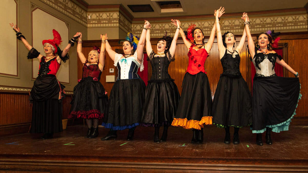 The Delano Dollies, a troupe of saloon dancers, will perform at Old Cowtown Museum’s Women of the West event on Saturday.