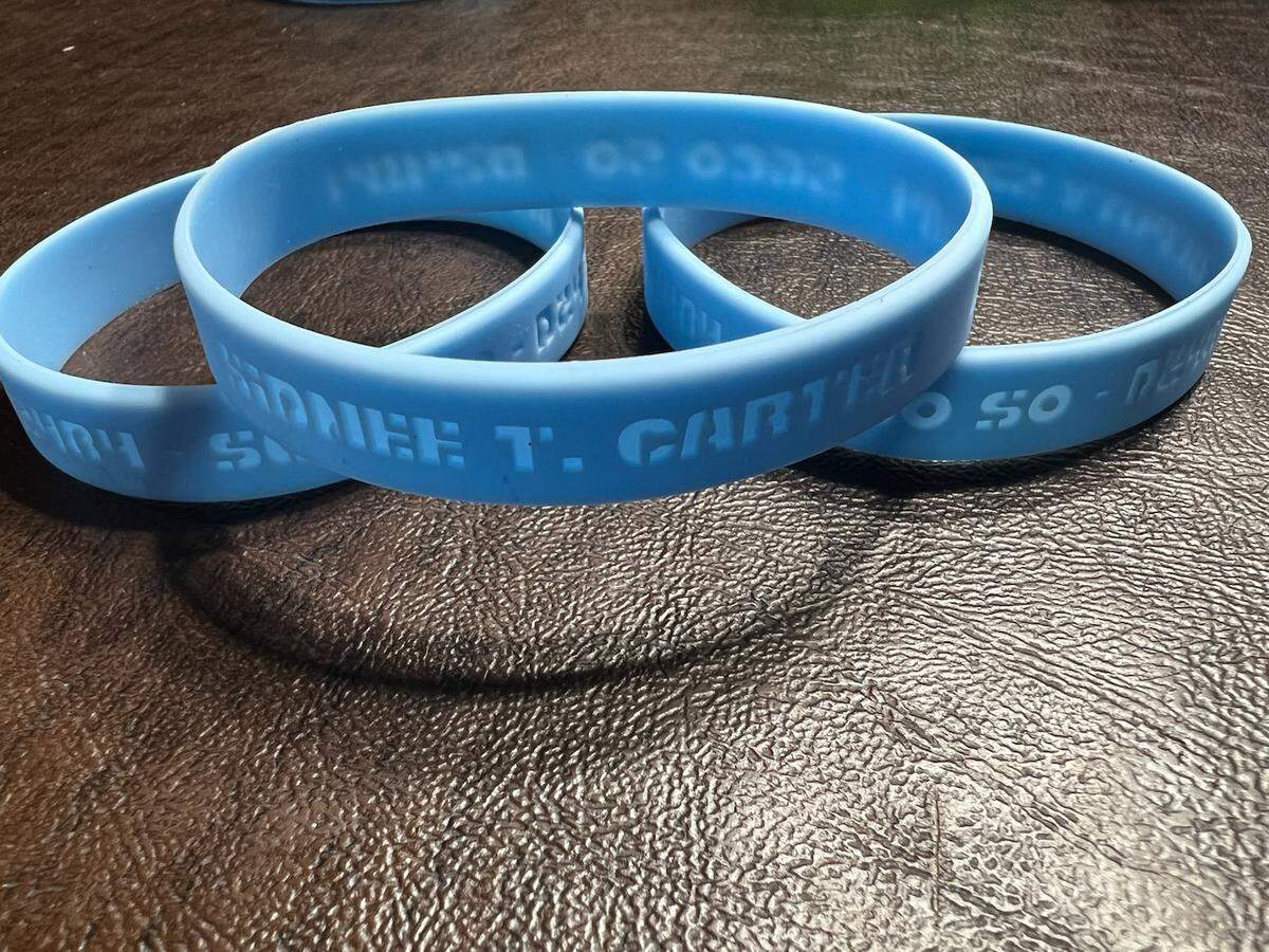 Deputy Sidnee Carter silicone wristband