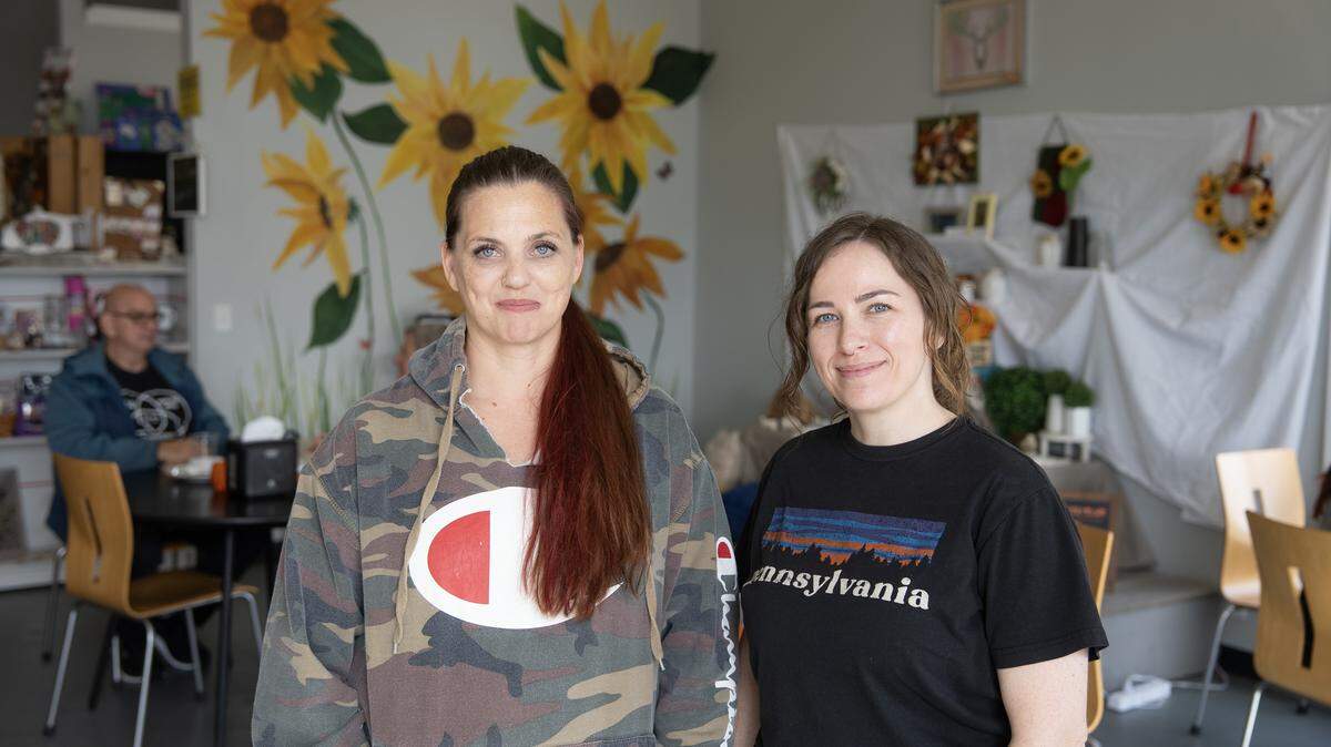 Sunflour Café & Collective co-owners Nicole Mullen, left, and Maranda Asche are changing their business to a new concept called Scoop & Brew.