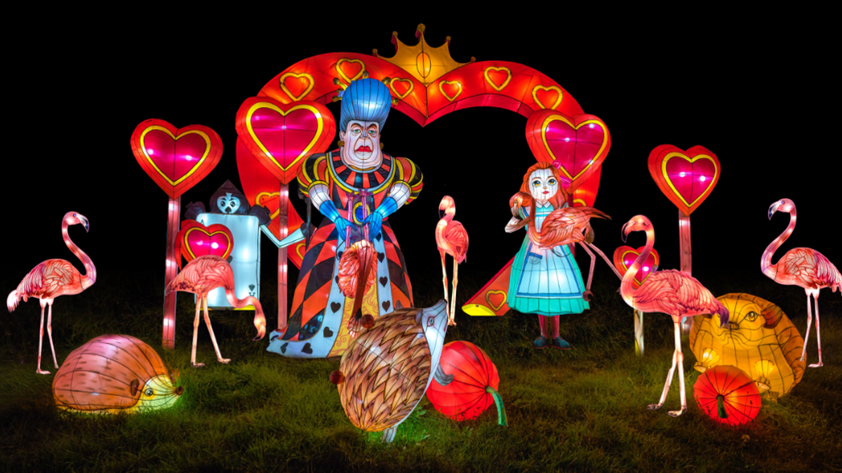 Wild Lights at the Sedgwick County Zoo will have an “Alice in Wonderland” theme this year.