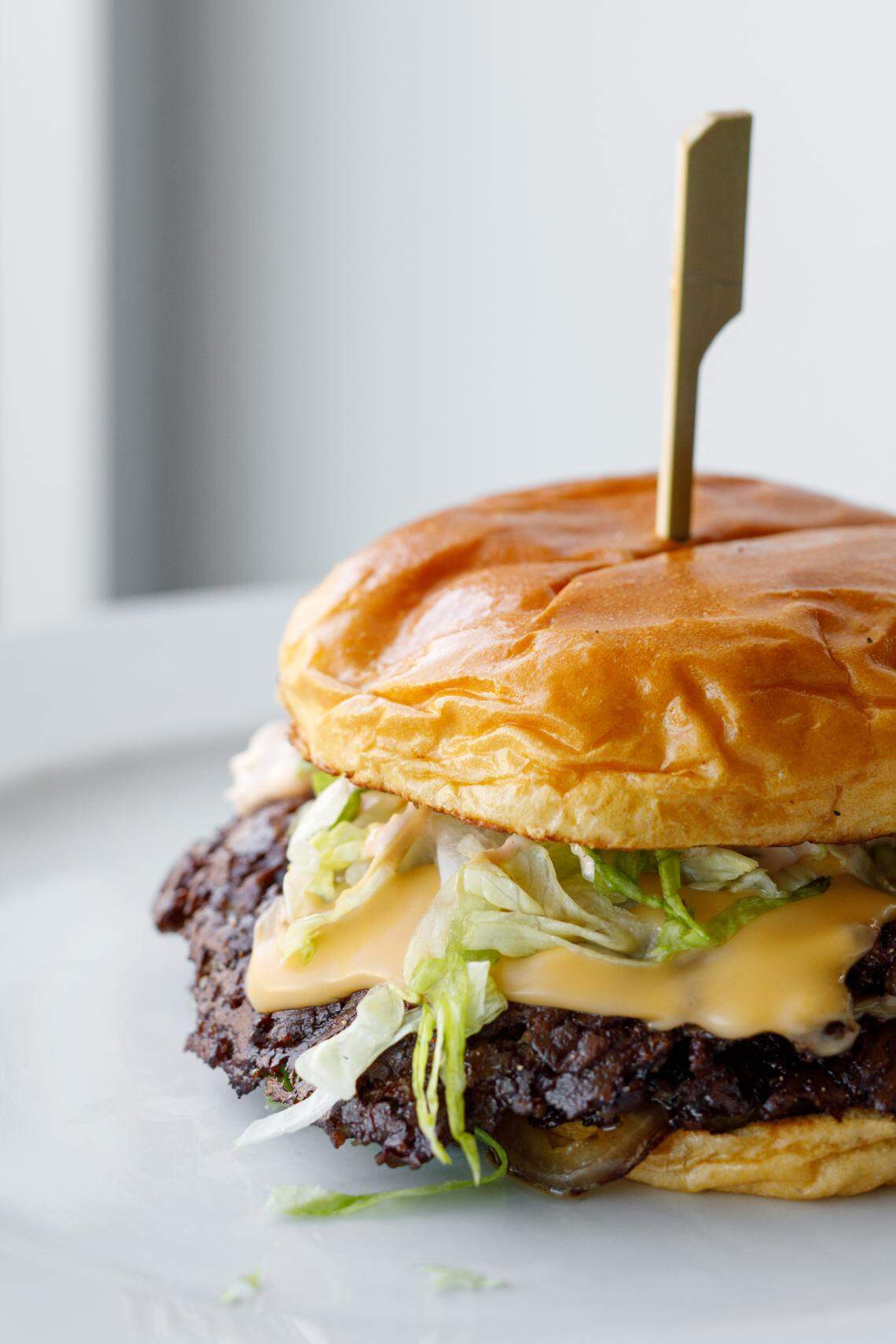 The new Larcher’s Market also has a smash burger on the menu.