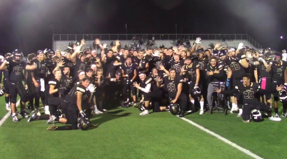 Maize South improved to 5-0 on the season with a 24-17 victory over Andover Central on Friday behind a defense that forced five turnovers, including two returned for a touchdown.
