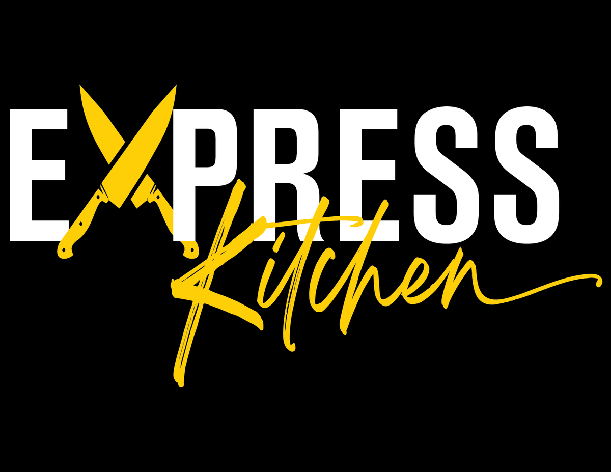 The new logo for Express Kitchen, previously known as The Kitchen at 725 E. Douglas