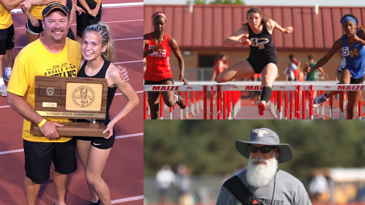 The father-daughter track pairings of Greg and Abby Smarsh (left) and Tad and Maggie Remsberg (right) are looking to make history in 2018.