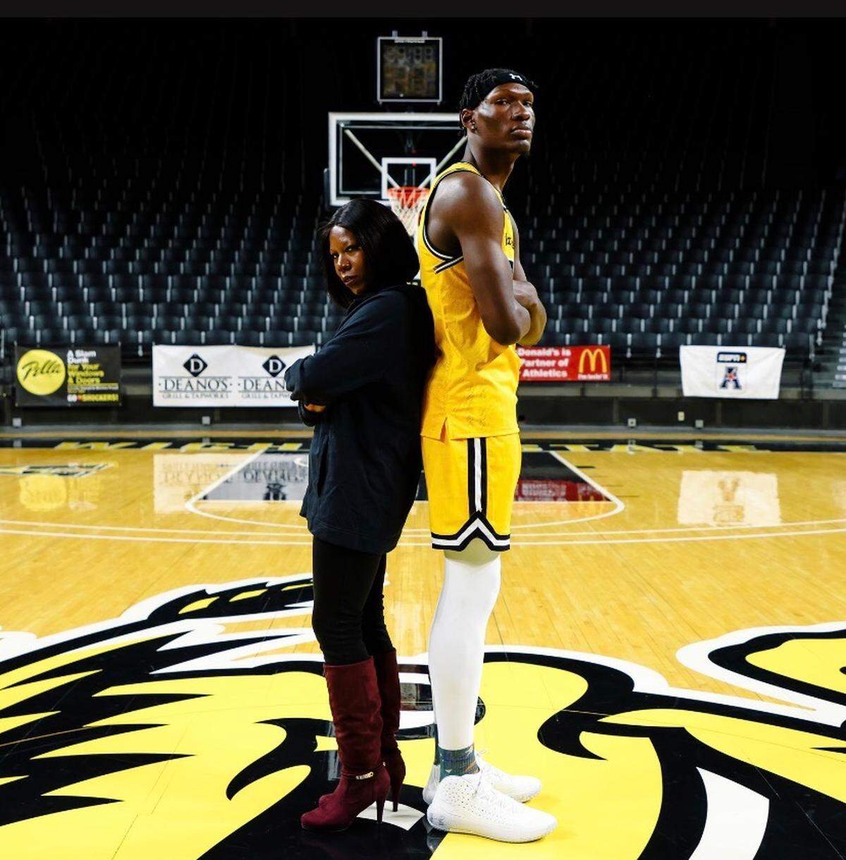 Florida State transfer Quincy Ballard and his mother, Regina, took an official visit to Wichita State on Saturday.