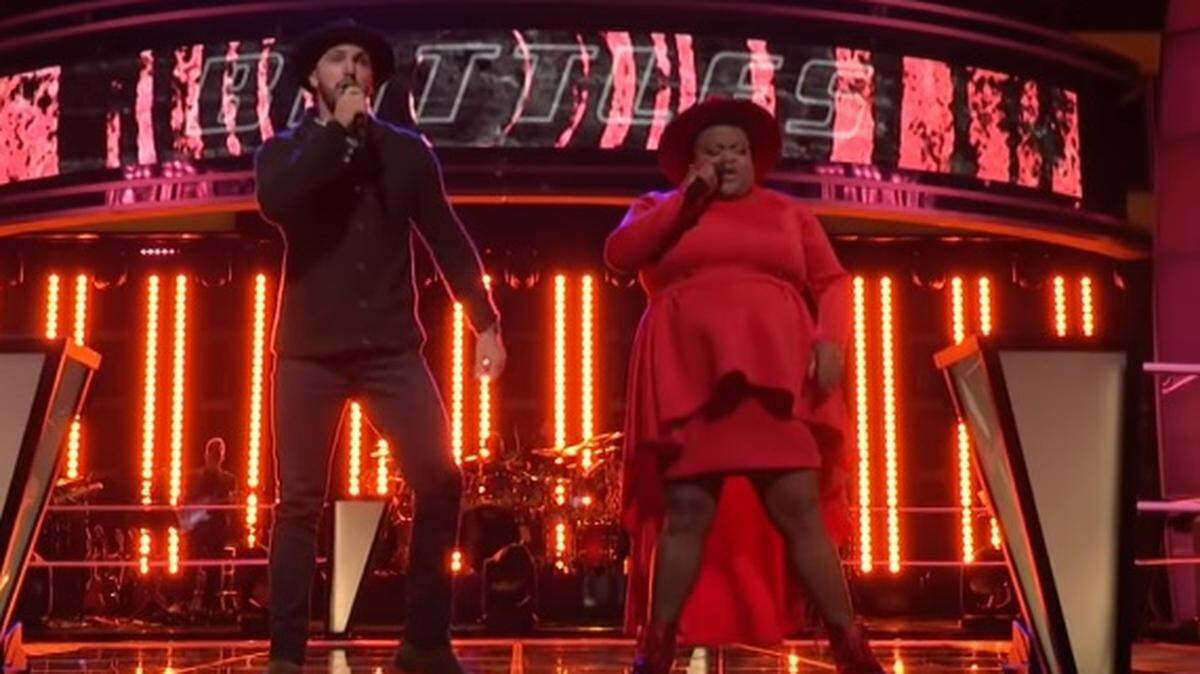 Wichita’s Injoy Fountain was defeated in battle on Tuesday night’s “The Voice.”