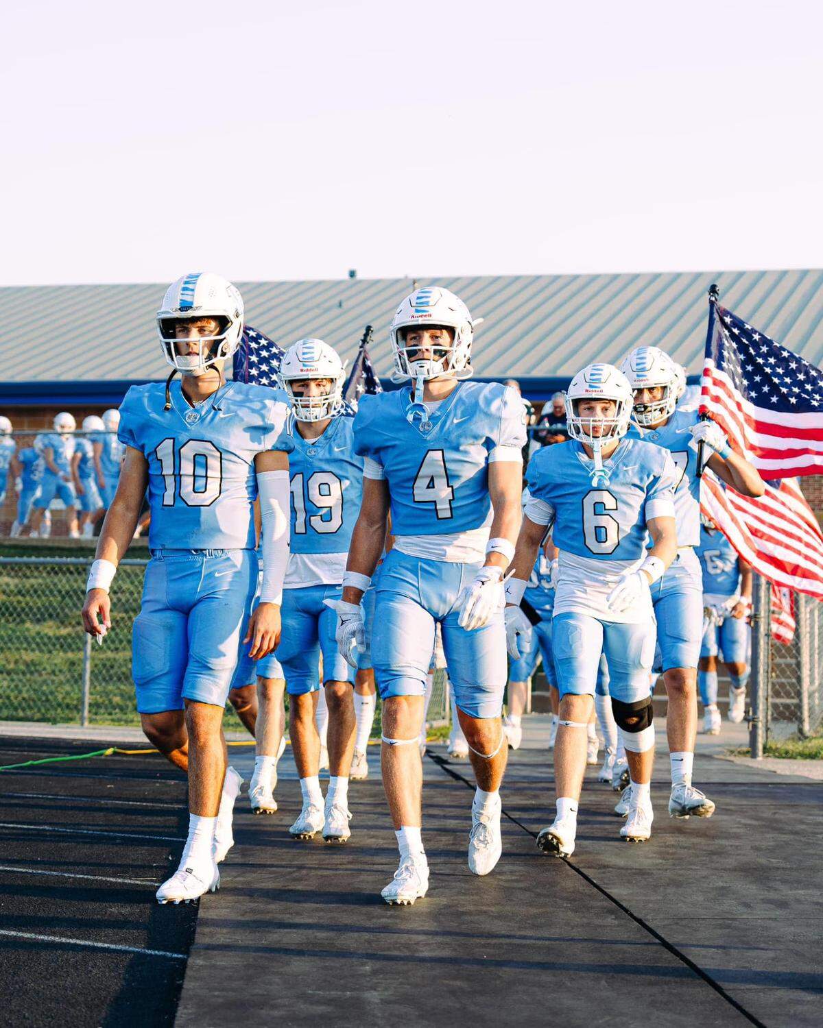 The Eisenhower football team improved to 2-0 this season with a 32-21 win over cross-town rival Goddard this past Friday.