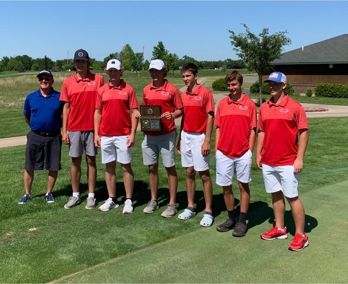 The Cheney boys golf team is going to state after finishing second place in its regional, while senior Harrison Middleton won the individual championship.