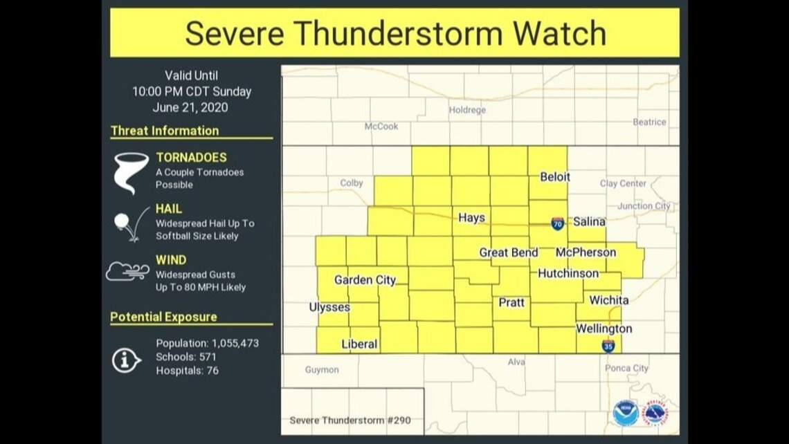 Tornadoes, softball-sized hail in NWS Kansas storm forecast | Wichita Eagle