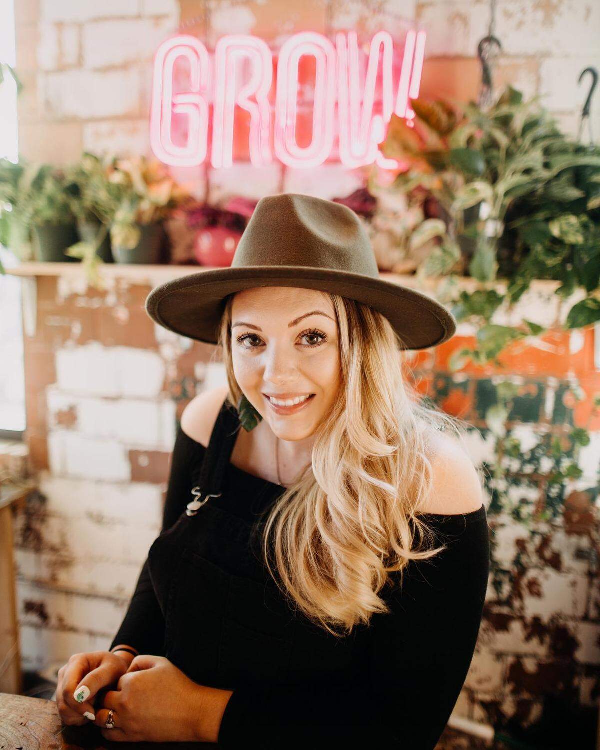 Heather Giesen is the owner of GROW Giesen Plant Shop, which is preparing a move to a bigger space on the ground level of Fidelity Bank’s RISE Car Park.