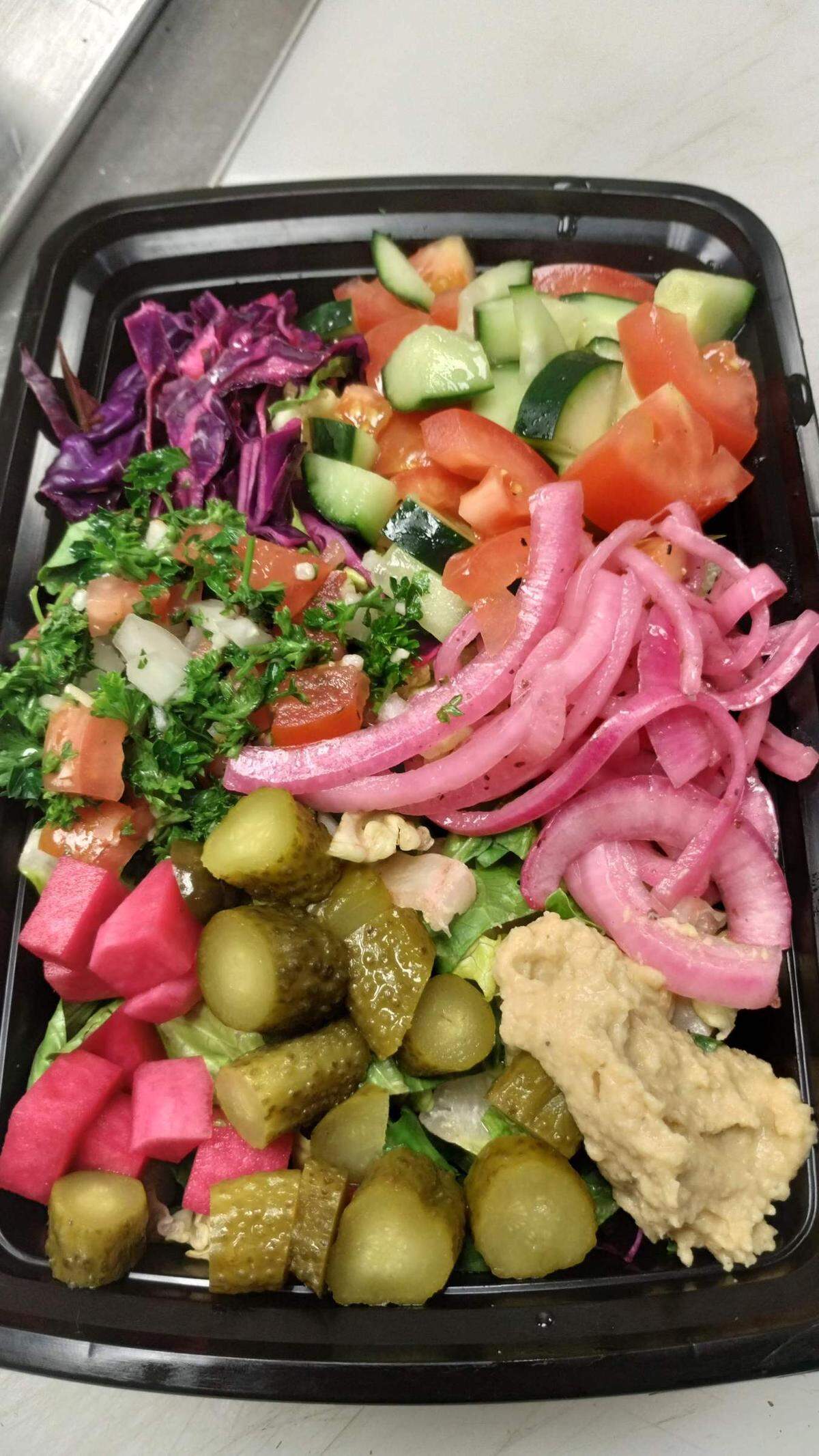 Customers will be able to build their own shawarma sandwiches, rice bowls, hummus bowls and more at the new Shawarma URs restaurant, which is replacing Uno Mas at 13th and Tyler.