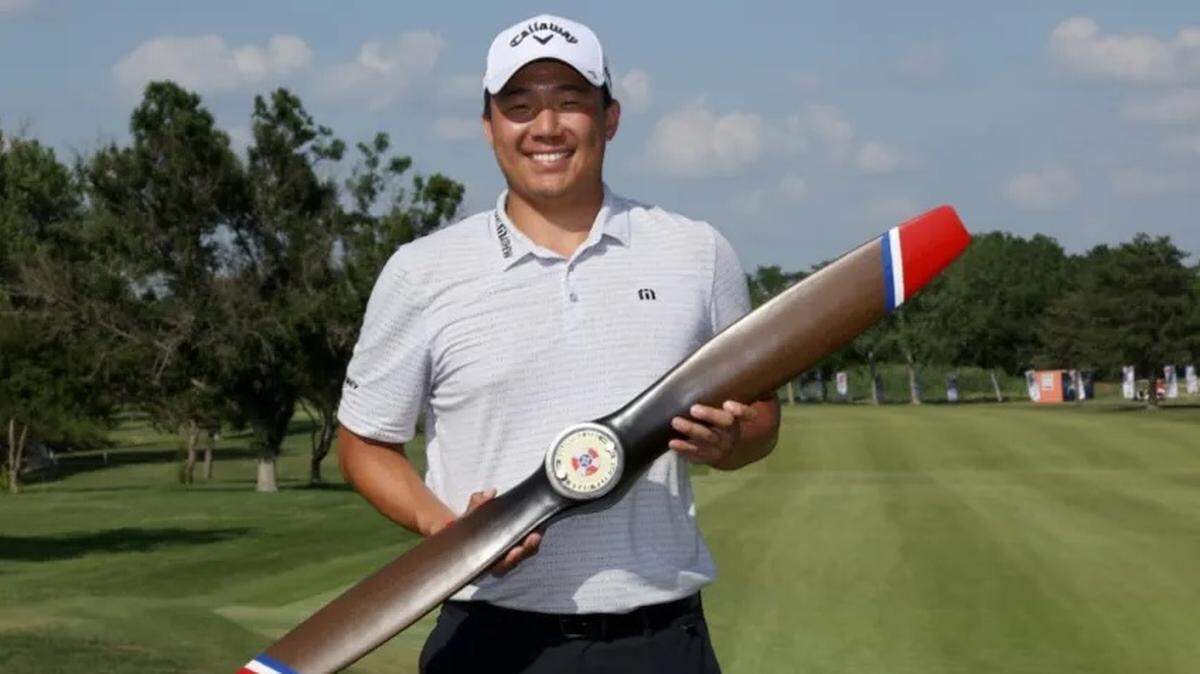 Norman Xiong, a Monday qualifier, won the Wichita Open with a 26-under score of 254, shattering the tournament record.