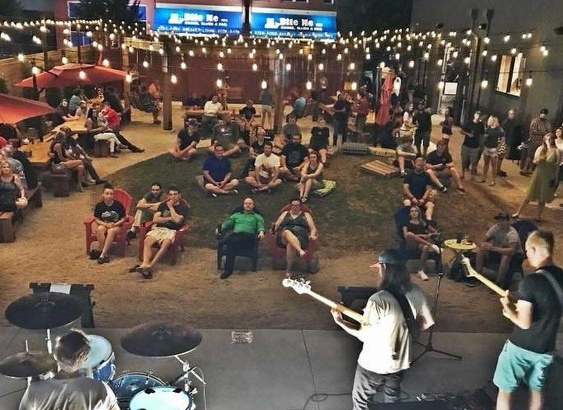 One of Wichita’s most popular outdoor spaces is a unique patio at Nortons Brewing Company.