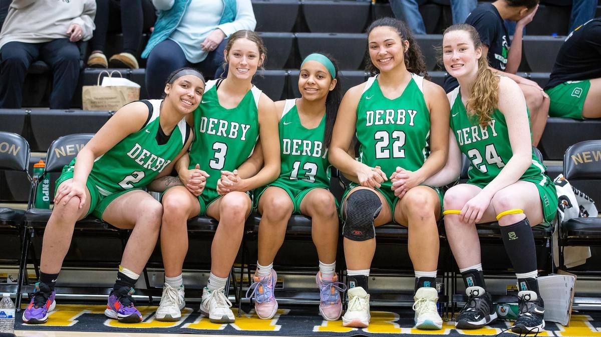 The Derby girls basketball team clinched the AV-CTL Division 1 league title with its win over Hutchinson on Tuesday.