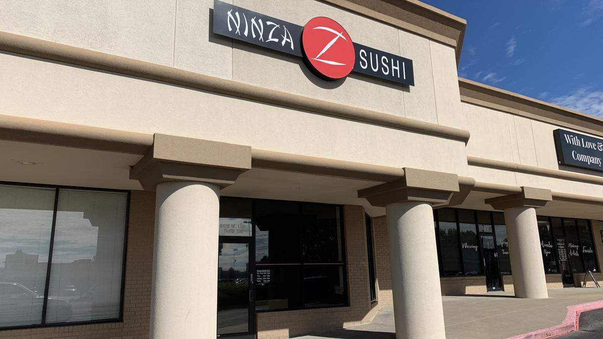 Ninza Sushi will reopen on Friday at 13th and Tyler.