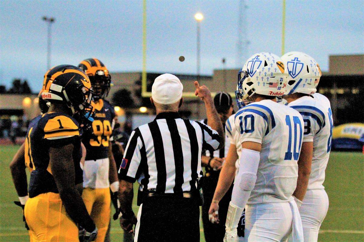 Wichita Northwest vs. Kapaun Mt. Carmel football in 2018.