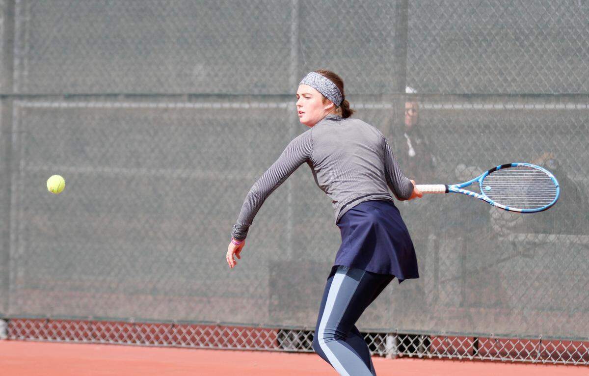 Kapaun sophomore Clara Whitaker is taking home her second Kansas Class 5A state singles championship after winning Saturday in Emporia. (Oct. 13, 2018)