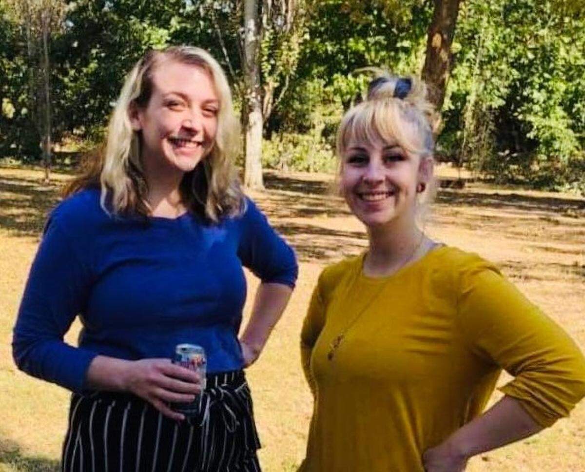 MacKenzie Gnapp, left, is the owner of the new dessert business On the Flipside. She’s pictured here with one of her bakers, Lizz Woolf.