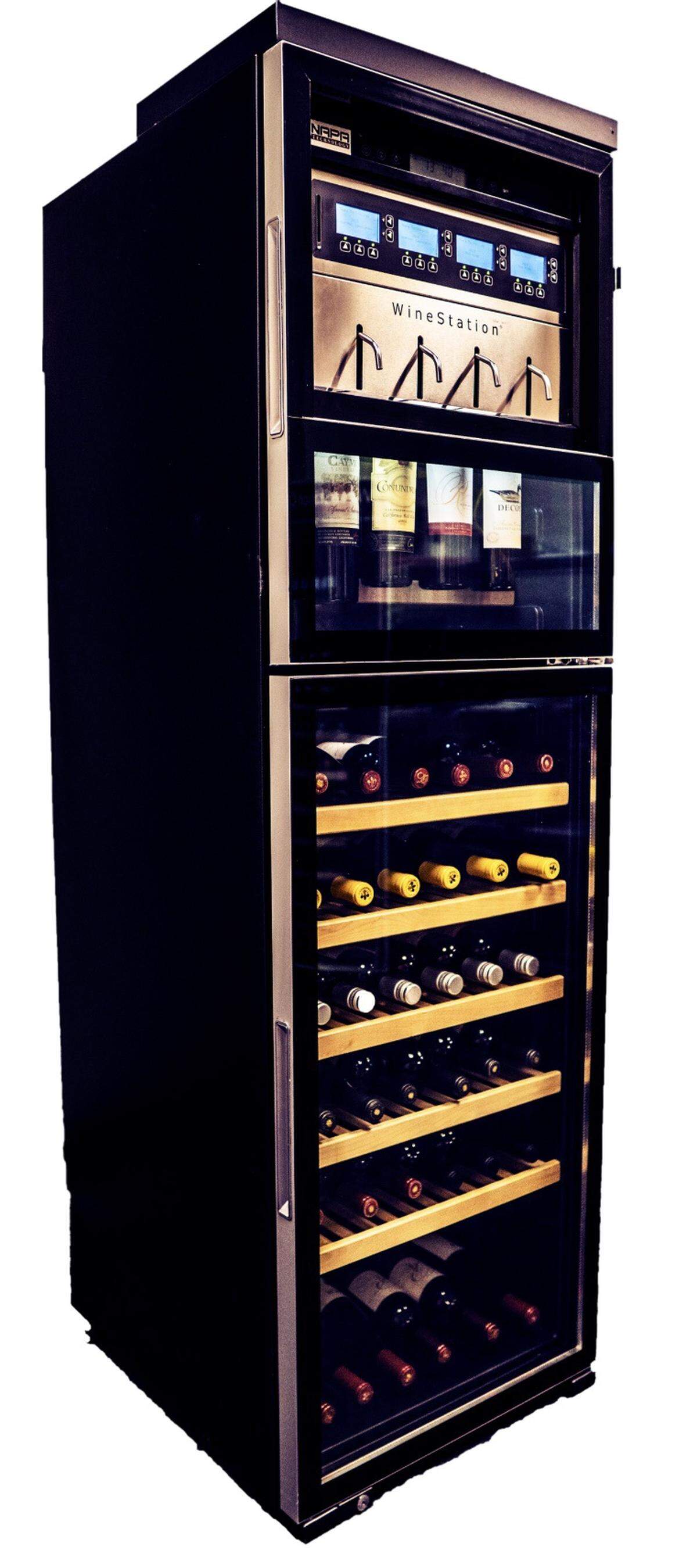 A self-serve tap system from Napa Technology will allow Wichita’s new Alzavino Wine Tavern to sell servings of wine in a variety of sizes.