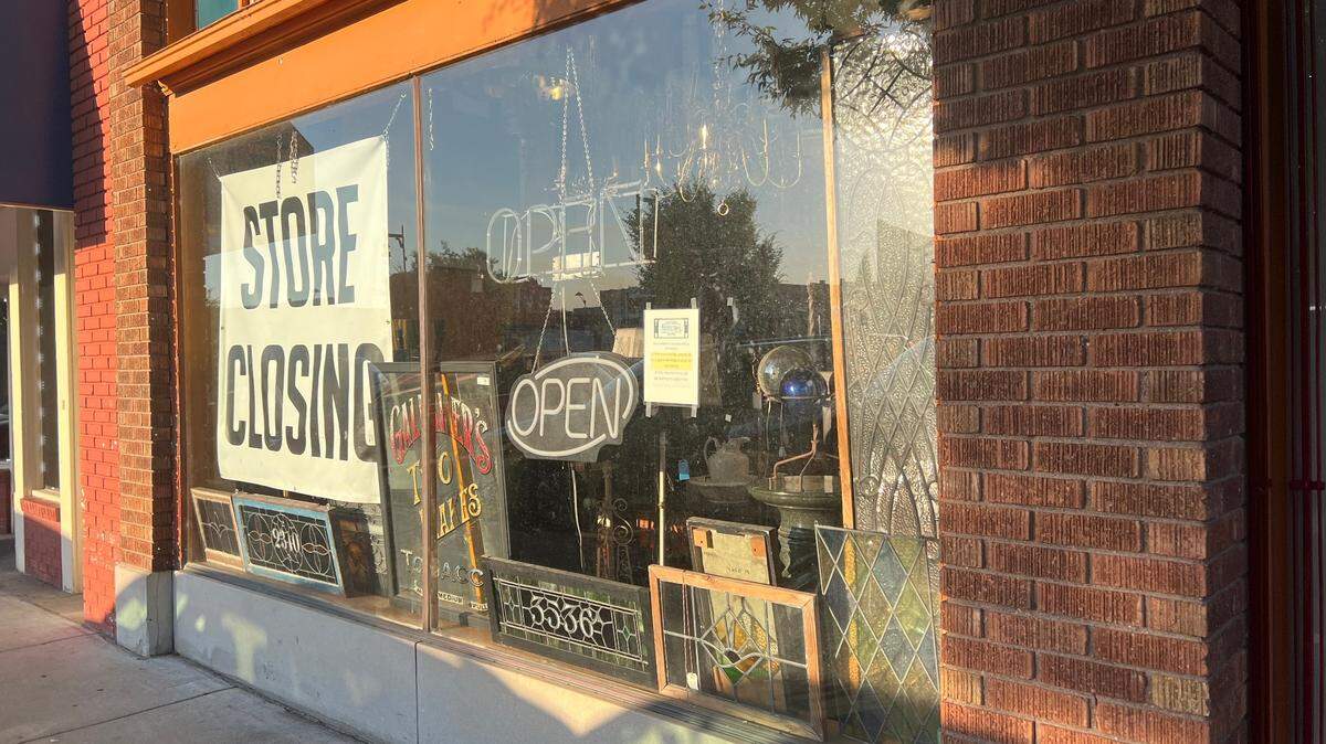Old Town Architectural Salvage owner Grant Rine is closing his longtime store but still will hold an occasional sale at a nearby warehouse. 