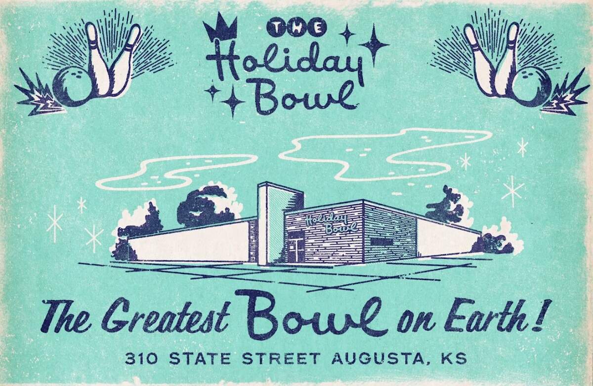 An advertisement for the newly reopened Holiday Bowl in Augusta.