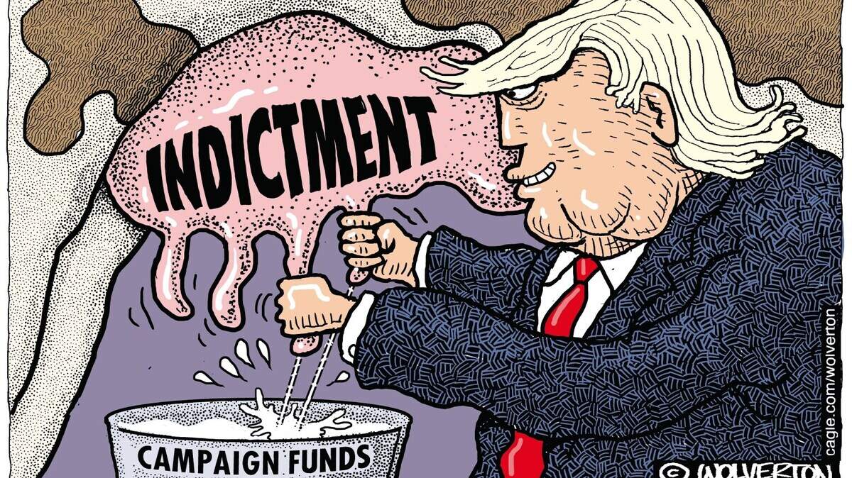 Trump cartoon