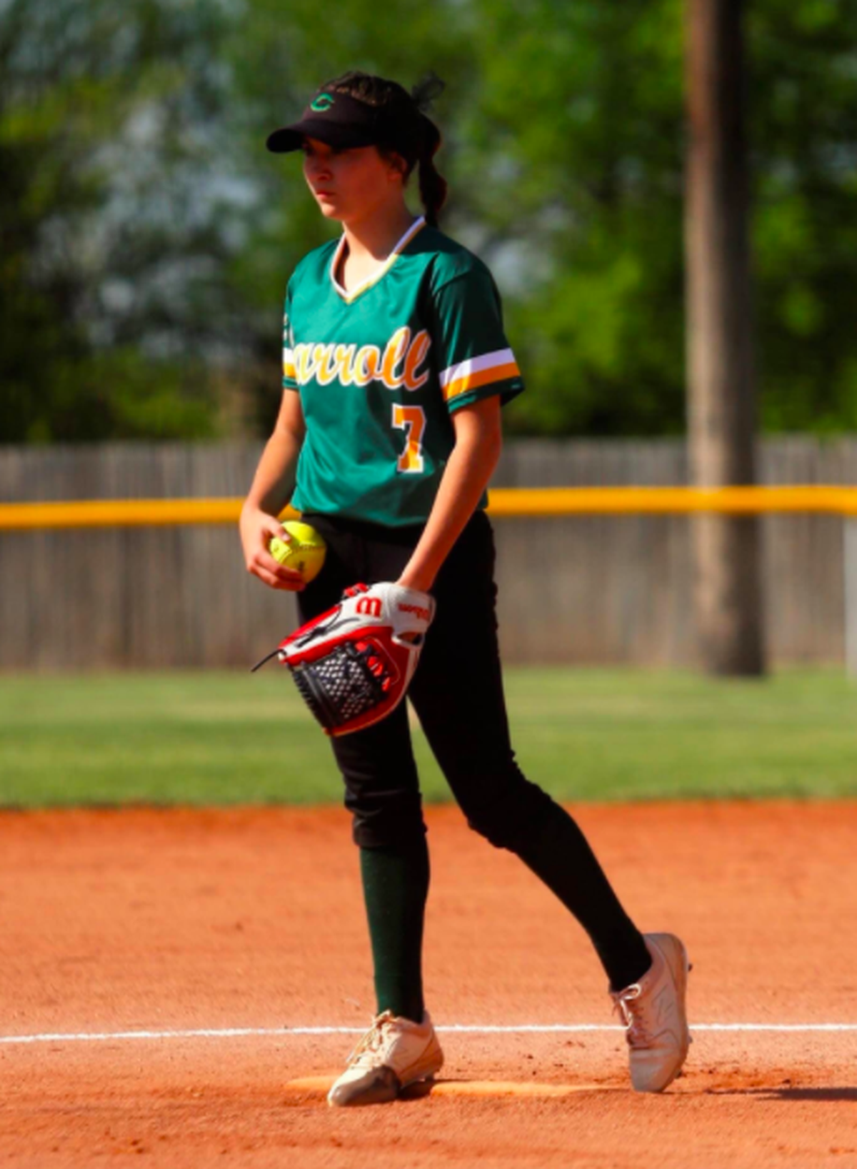 Bishop Carroll junior pitcher-outfielder Kadence Brewster.