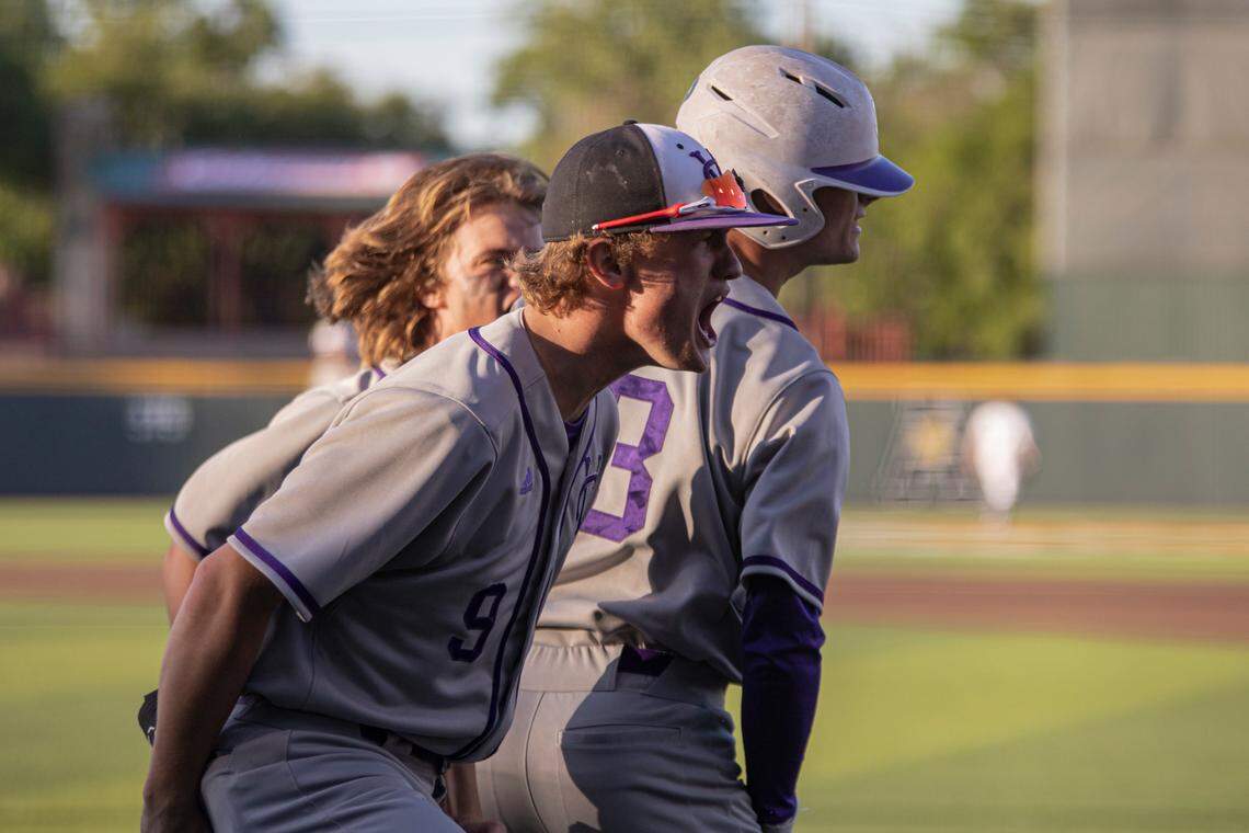 5A Baseball quarterfinals game between Valley Center and Eisenhower at Eck Stadium on Thursday, May 26, 2022.