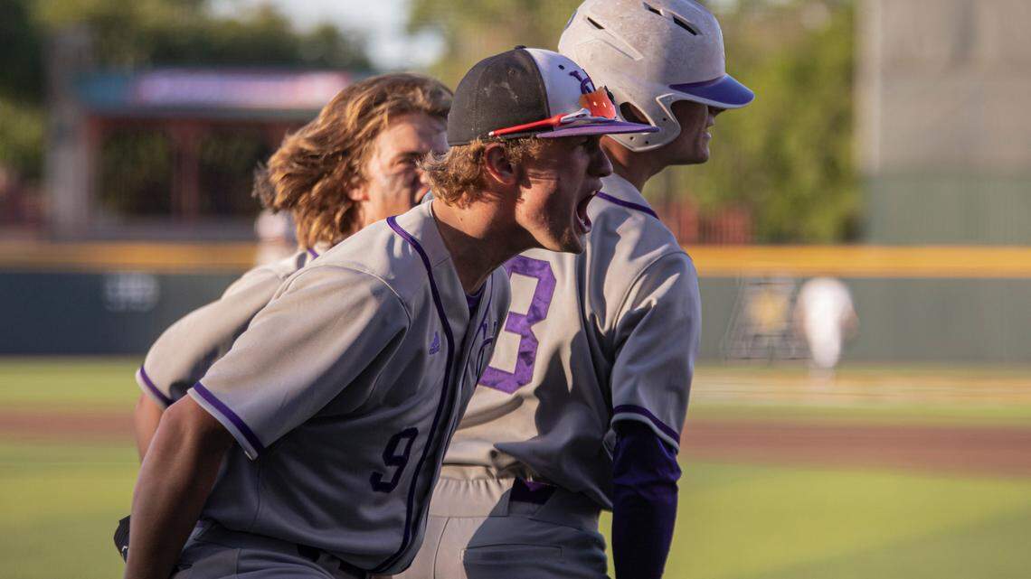 5A Baseball quarterfinals game between Valley Center and Eisenhower at Eck Stadium on Thursday, May 26, 2022.