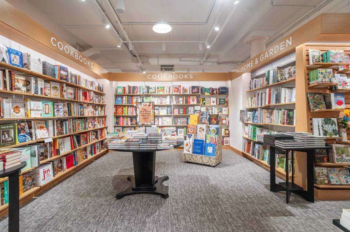 At the new Barnes & Noble Booksellers at NewMarket Square, each genre of books will have its own room, and there will be multiple rooms for gifts and other items that the store sells. 