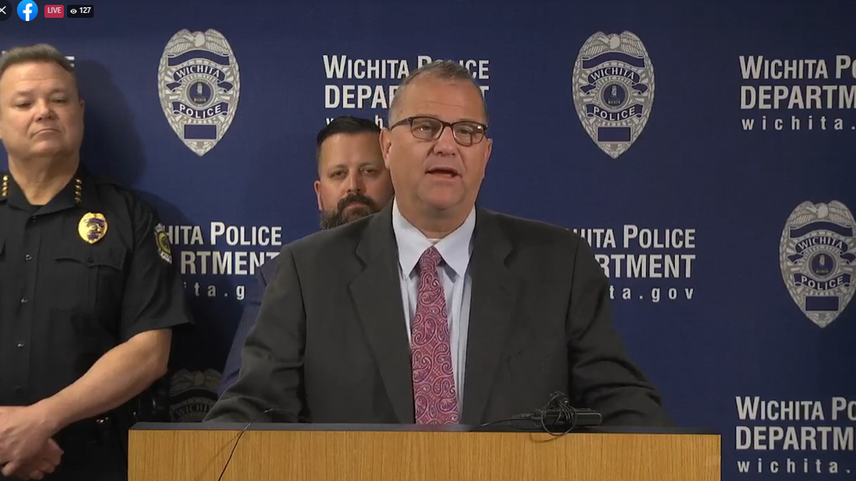Sedgwick County Sheriff Jeff Easter spoke at a news conference Friday about a targeted operation this summer that involved local and federal agencies.