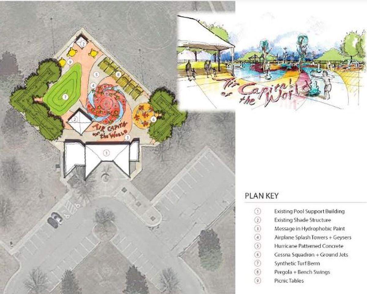 Boston Park splash pad.