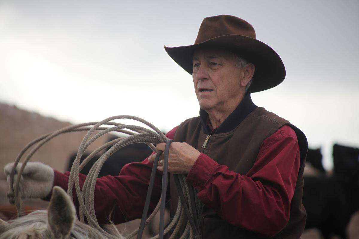Jim Hoy loved roping.