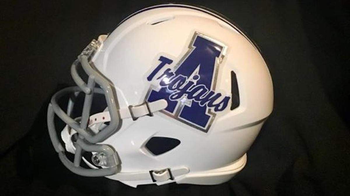 Jared McDaniel runs Hubby’s Helmets, a start-up replica mini helmet company. McDaniel has made helmets for many of the high school football programs around the Wichita area.