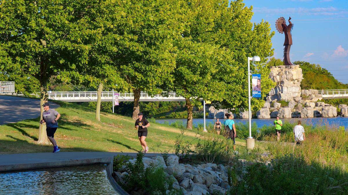 Exploration Place parkrun is a free, weekly 5K that is open to walkers, runners, volunteers, spectators and even leashed dogs accompanied by their owners. It starts at 8 a.m. outside Exploration Place, 300 N. McLean Blvd.