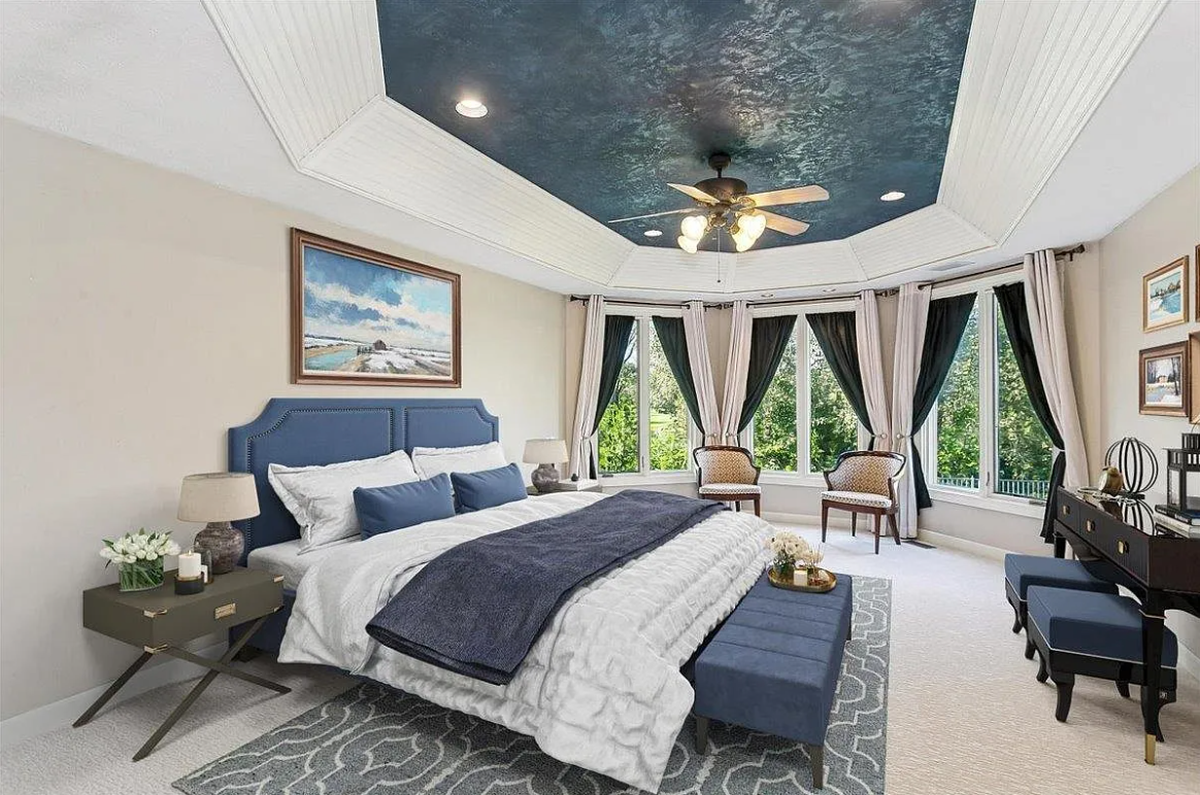 A look at the primary suite of 1509 N. Freedom Road in Wichita, listed for $1.29 million as of Nov. 14. 