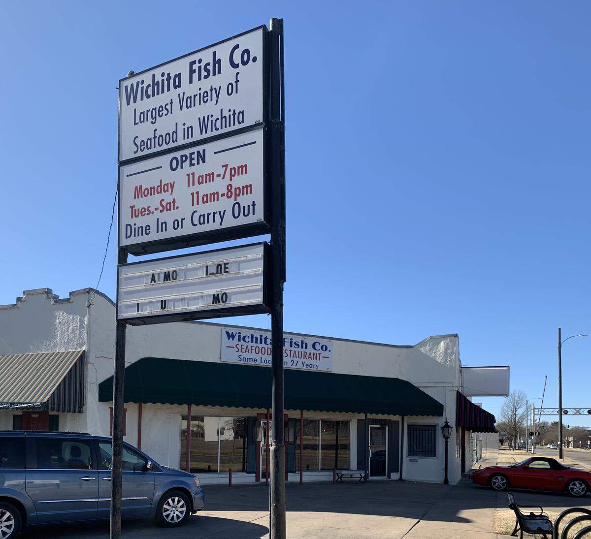Wichita Fish Co. is one of Larry Towns’ two restaurants, and his family is struggling to keep them open now that he’s ill.