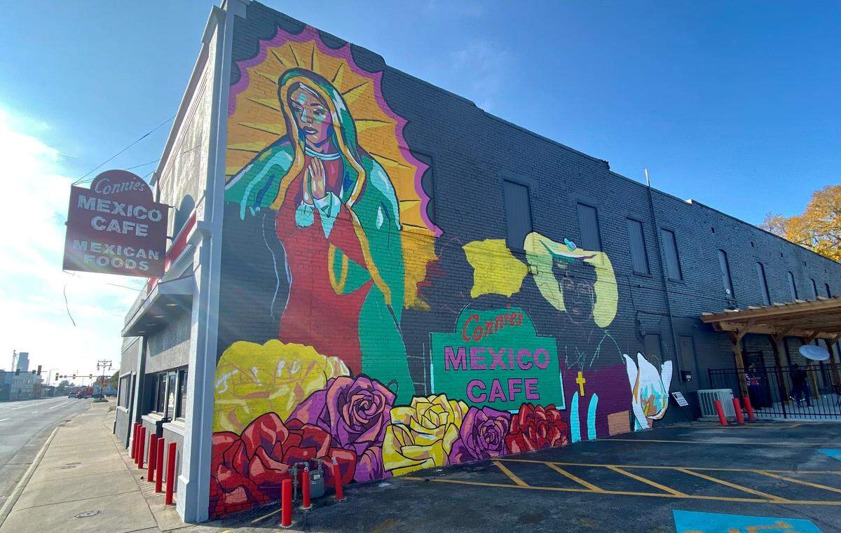 Connie’s Mexico Cafe, which turned 58 this year, is getting a bright new mural that will feature an image of founder Connie Lopez.