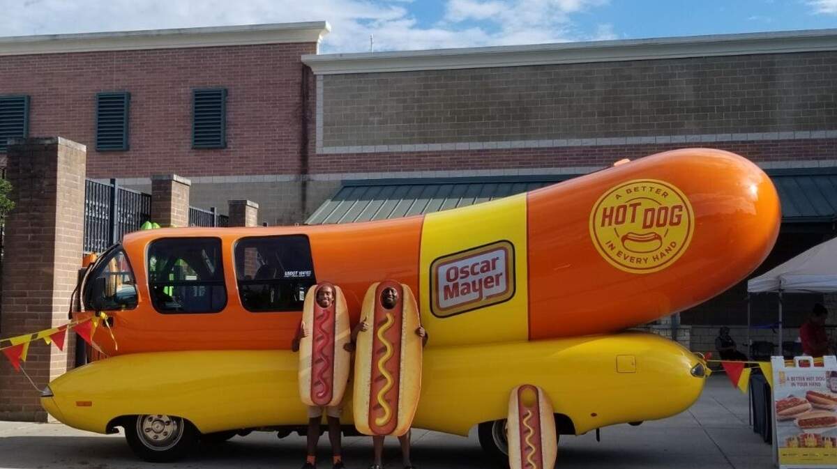 The Oscar Mayer Wienermobile is in Wichita.