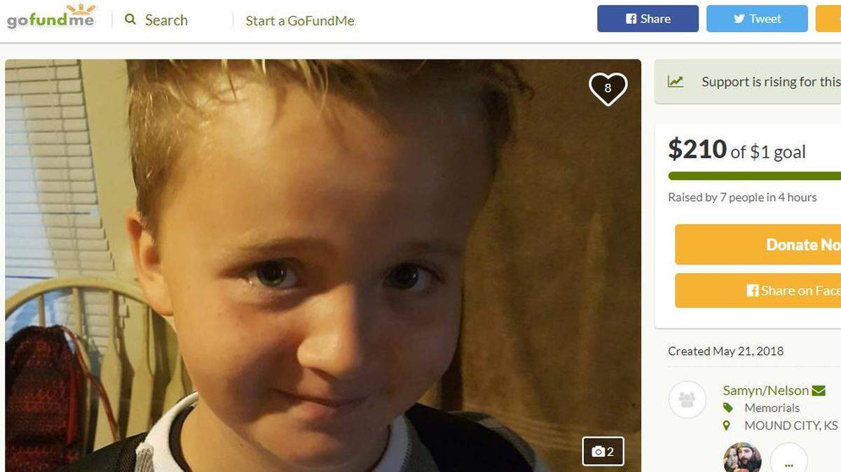 Kayden Samyn, 11, was a leukemia survivor and honorary firefighter. He was run over and killed on Sunday afternoon.