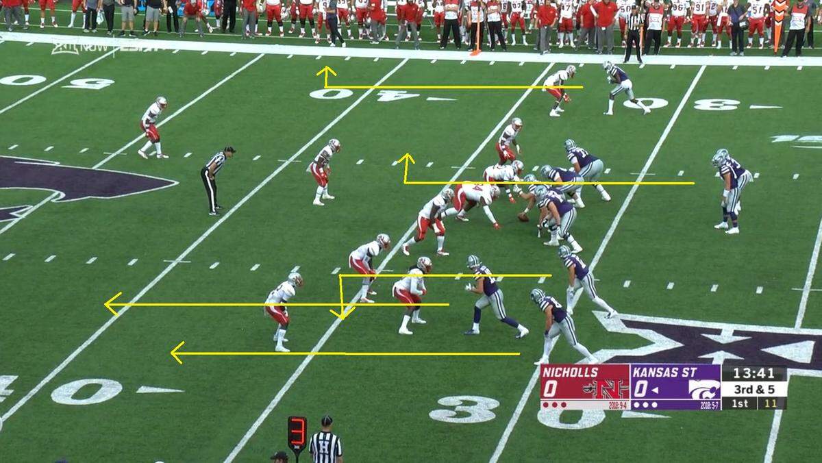 K-State moves Sammy Wheeler to the slot.
