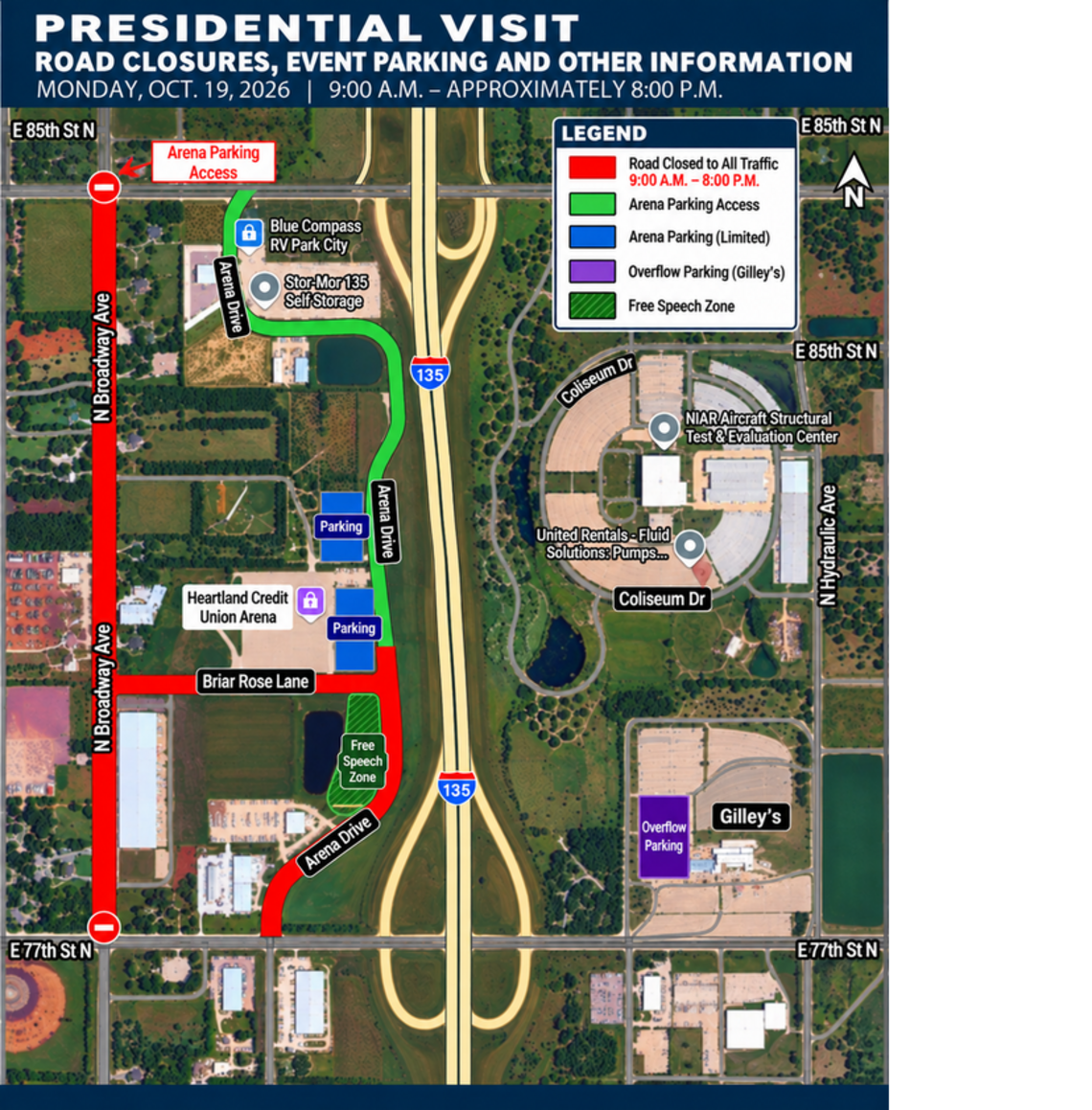What to know before you go: Road closures, parking and more for Trump ...