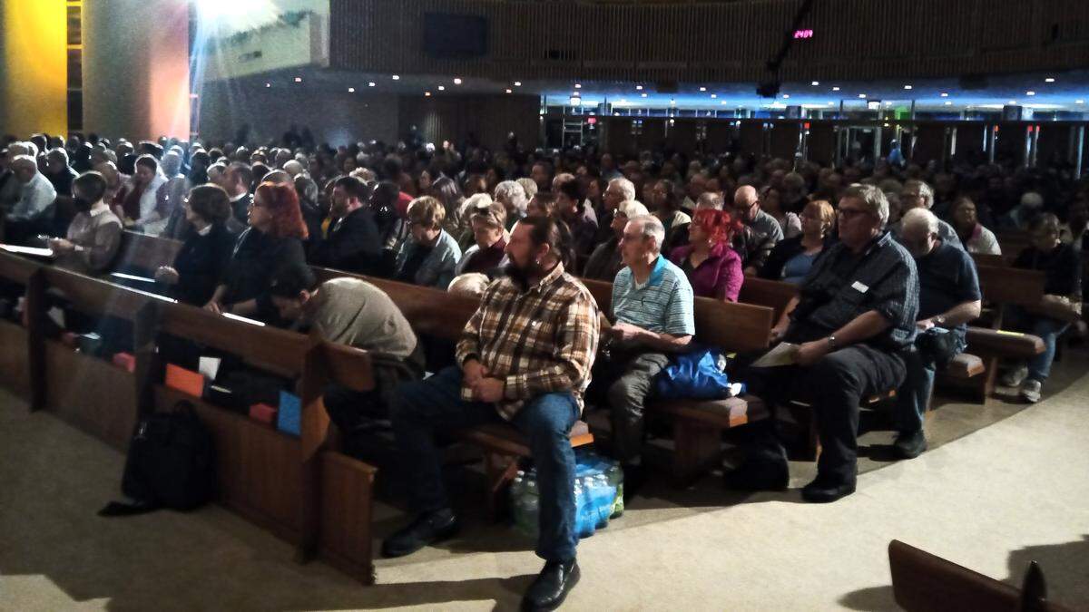 Hundreds of people representing a variety of faiths gathered in Wichita Thursday night to launch Justice Together.