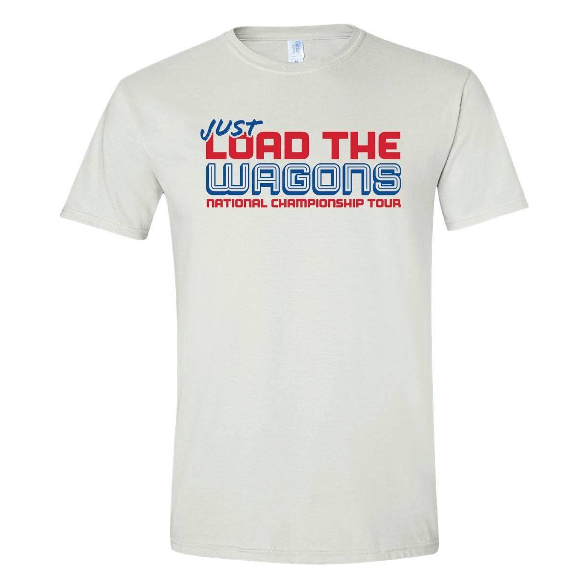 The commemorative t-shirt being sold on the KU basketball barnstorming tour coming to Wichita on Saturday.