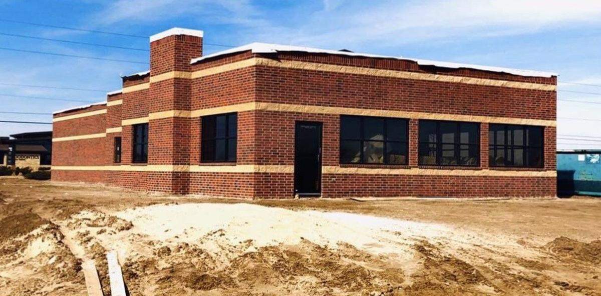 Construction is almost complete on the new Barn’rds at 37th and Maize.