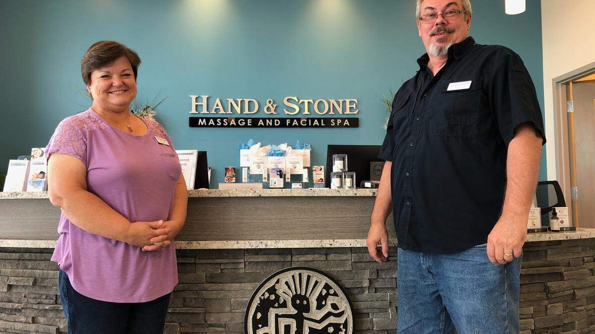 Back issues led Terri Geist to the Hand & Stone Massage and Facial Spa in Fort Worth, and now she and her husband, David, have opened one in Wichita at NewMarket North next to HomeGrown on North Maize Road.