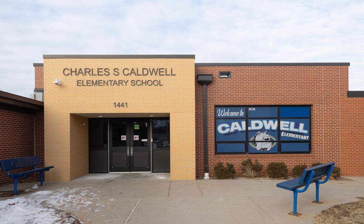 Caldwell Elementary School is located at 1441 S. Edgemoor.