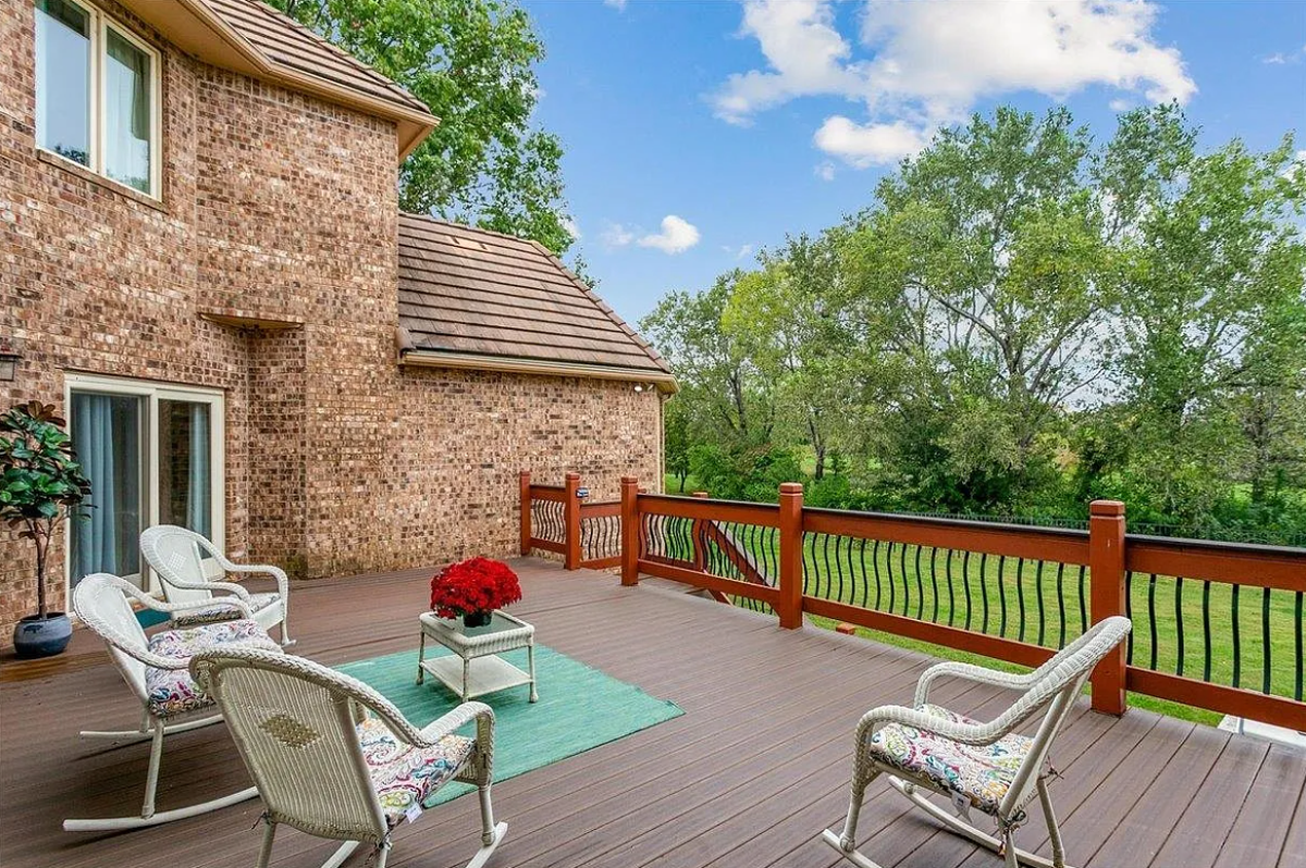 1509 N. Freedom Road in Wichita, on the market as of Nov. 14, comes with an indoor/outdoor speaker system.